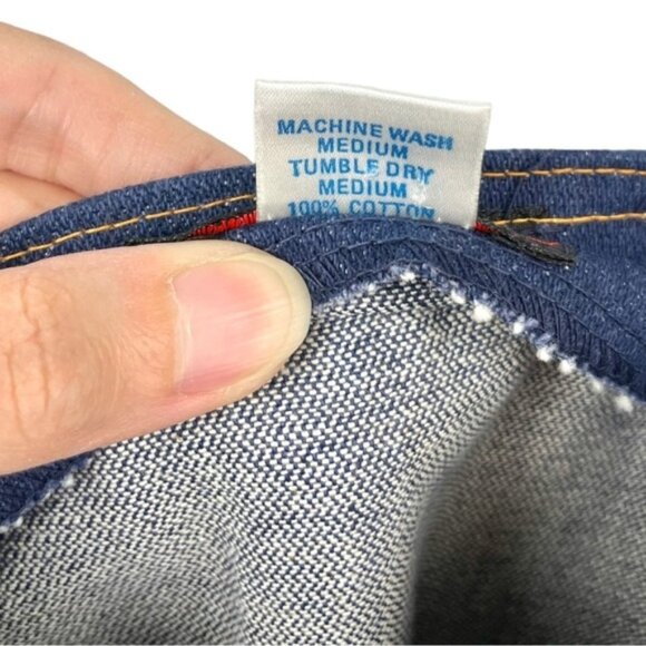 VTG RARE Kumar Brothers of Manchester Dark Denim Denim Dress Size 11/12 (US M) - Picture 6 of 6